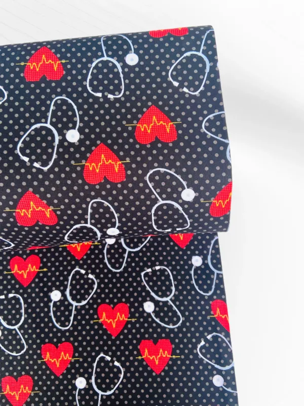 Stethoscope | Quilting Cotton | 112cm wide