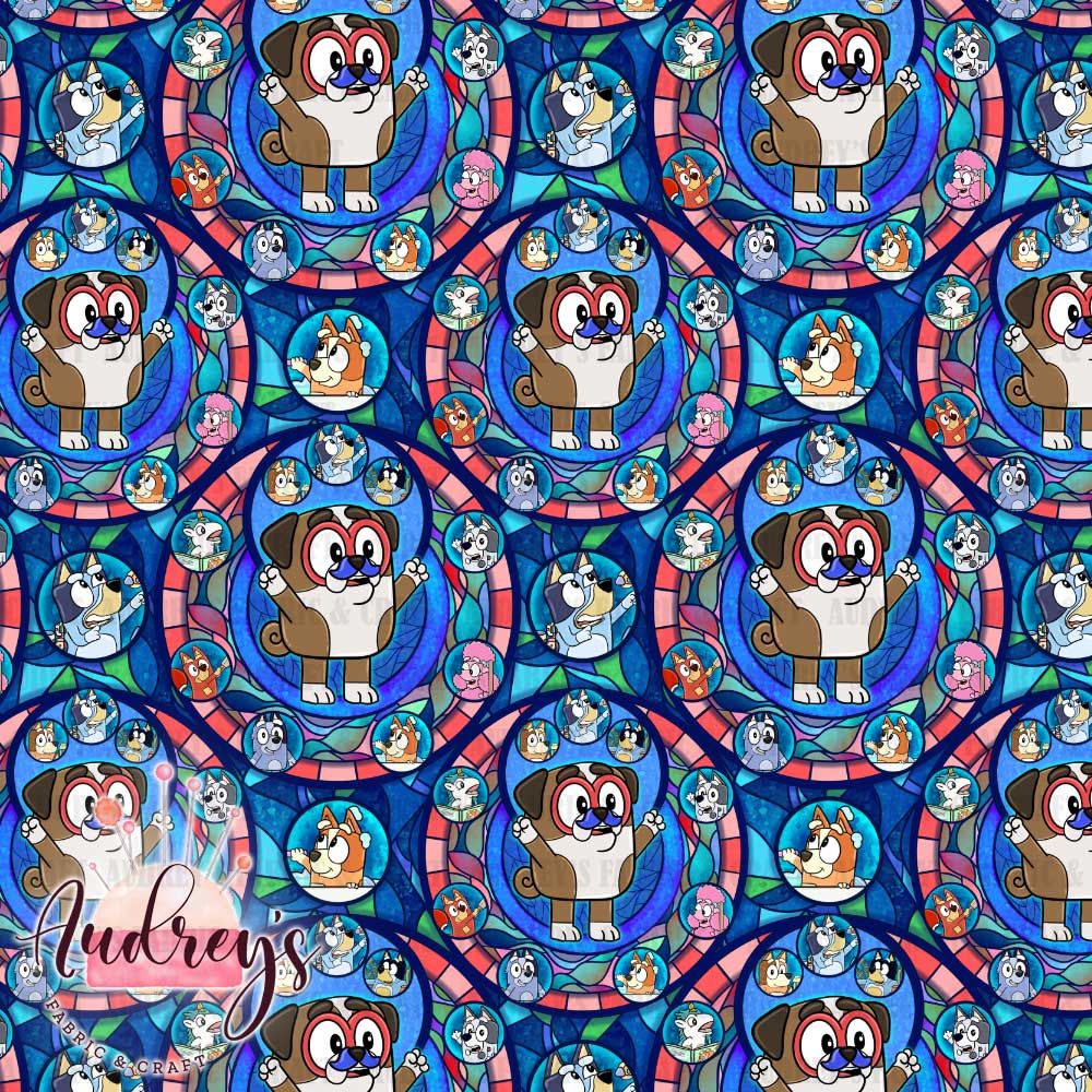 Bluey Stained Glass, Winton | PRE-ORDER | Choose Your Own Base