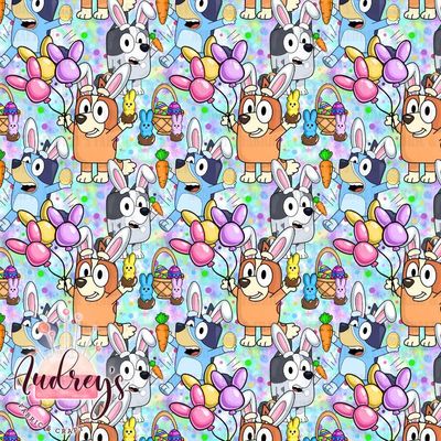 Bluey  Easter Fun, Blue | PRE-ORDER | Choose Your Own Base