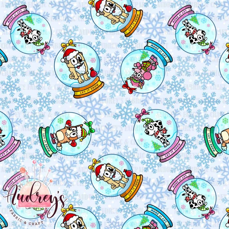 Xmas Bluey Friends, Baubles | PRE-ORDER | Choose Your Own Base