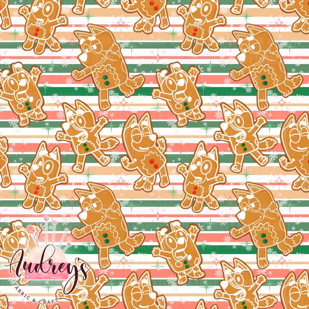 Bluey Xmas Gingerbread | PRE-ORDER | Choose Your Own Base