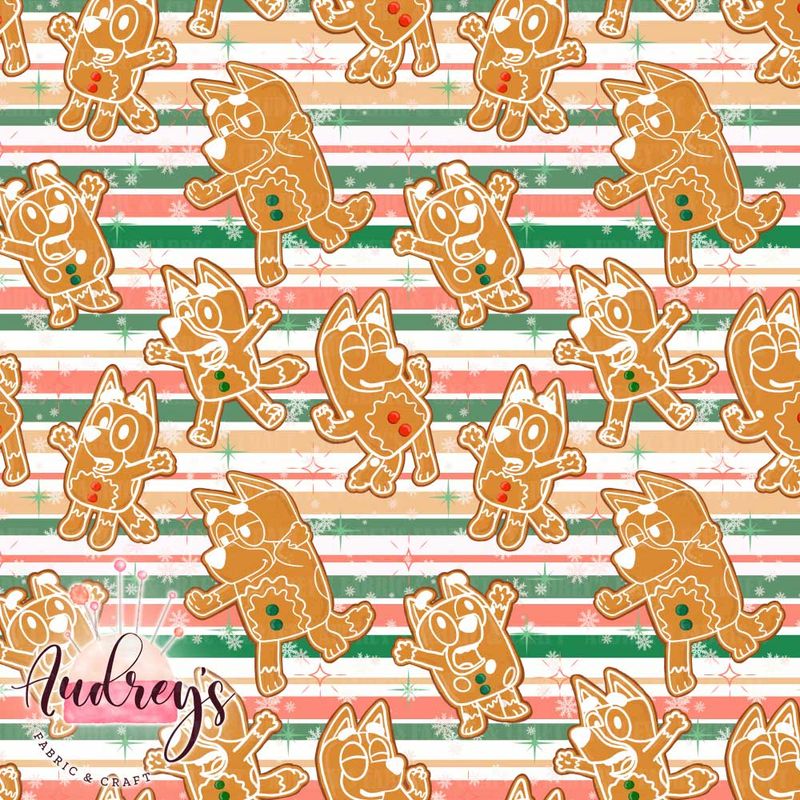 Bluey Xmas Gingerbread | PRE-ORDER | Choose Your Own Base