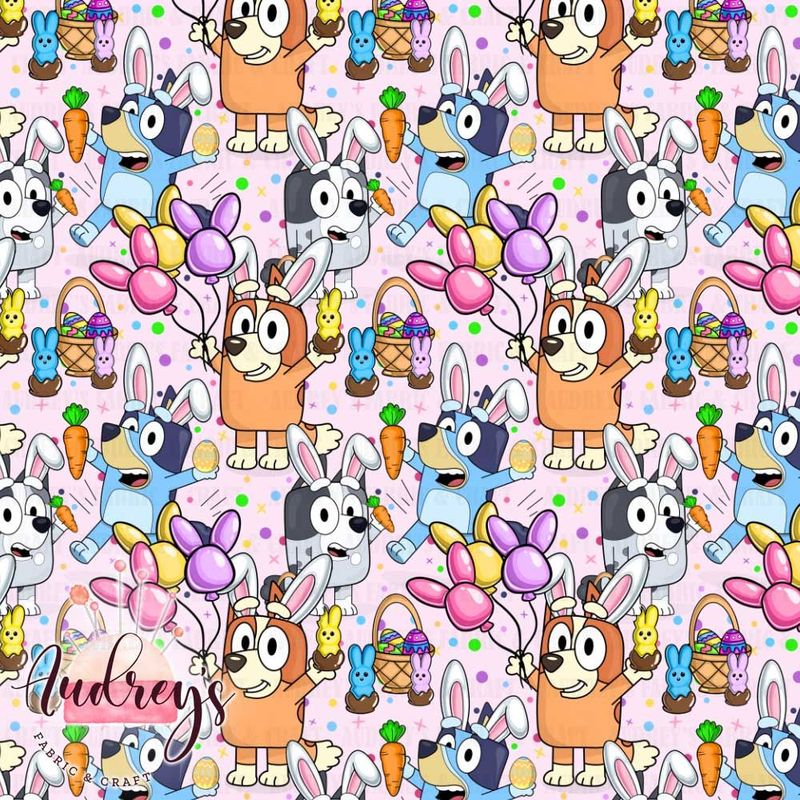 Bluey  Easter Fun, Pink | PRE-ORDER | Choose Your Own Base