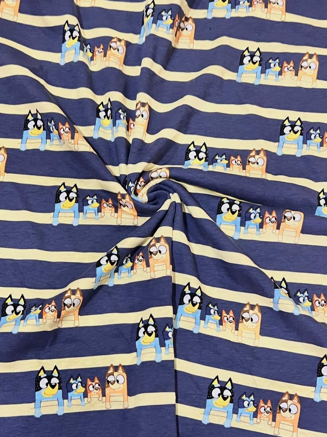 Bluey, Peek-a-boo | Licensed Cotton Jersey, 180gsm | 166cm Wide