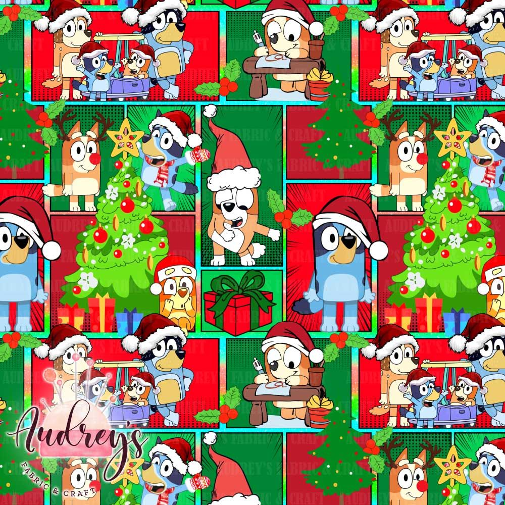 Bluey Patchwork, Christmas | PRE-ORDER | Choose Your Own Base