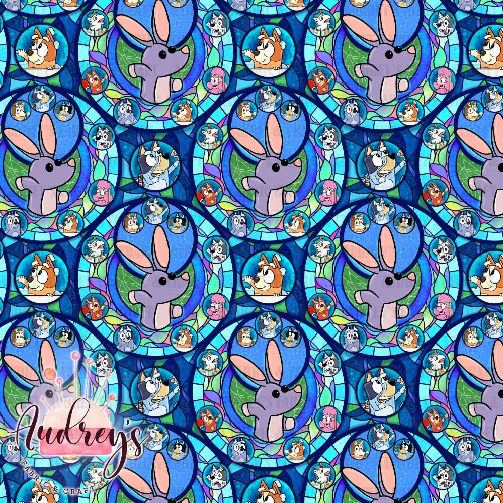 Bluey Stained Glass, Bob Bilby | PRE-ORDER | Choose Your Own Base