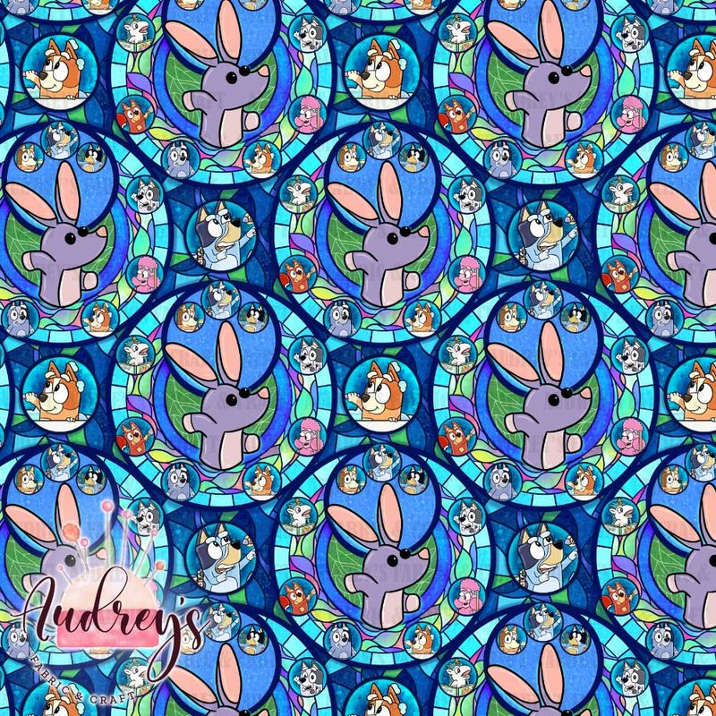 Bluey Stained Glass, Bob Bilby | PRE-ORDER | Choose Your Own Base