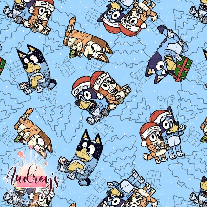 Bluey Sketch, Christmas | PRE-ORDER | Choose Your Own Base