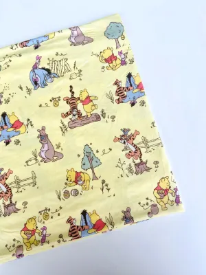 Pooh &amp; Friends | Licensed Modal Spandex Lycra Fabric, 180gsm