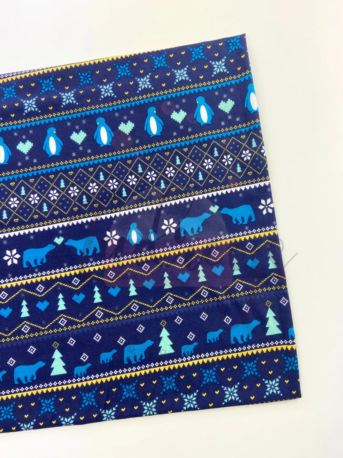 Arctic Sweater | Cotton Lycra Print Fabric, 200gsm