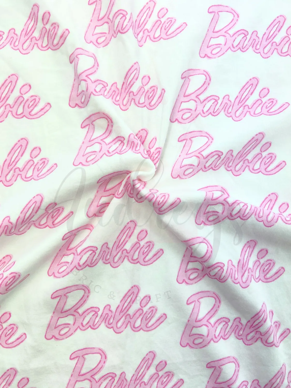 Barbie | Licensed Cotton Lycra Fabric, 180gsm