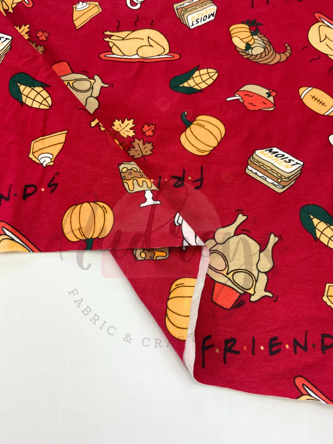 Friends, Icons | Licensed Cotton Lycra Fabric, 180gsm