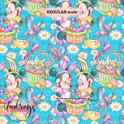 Magical Easter | Digital-Print Custom Cotton Woven | 145cm wide
