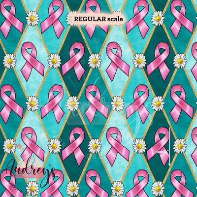 Pink Ribbons | Digital-Print Custom Cotton Woven | 145cm wide