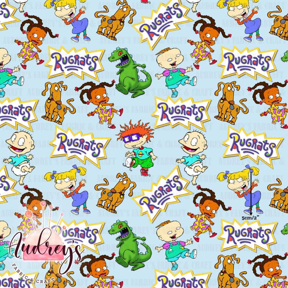 Rugrats Chaos | Digital-Print Custom Cotton Woven | 145cm wide