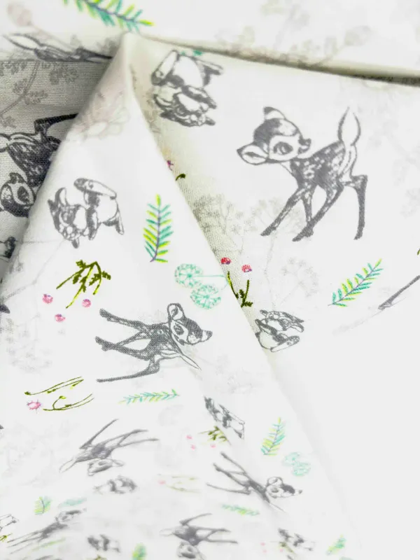 Bambi&#39;s Forest Friends | Licensed Quilting Cotton | 112cm wide