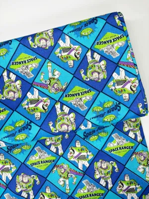 Buzz Lightyear&#39;s Space Ranger Adventure | Licensed Quilting Cotton | 112cm wide