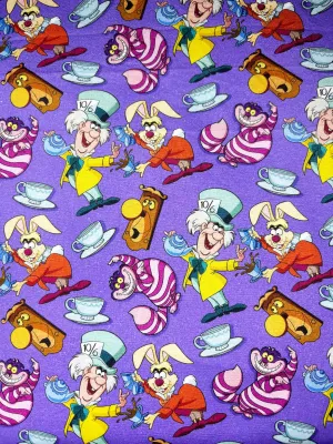 Mad Hatter&#39;s Tea Party | Licensed Quilting Cotton | 112cm wide