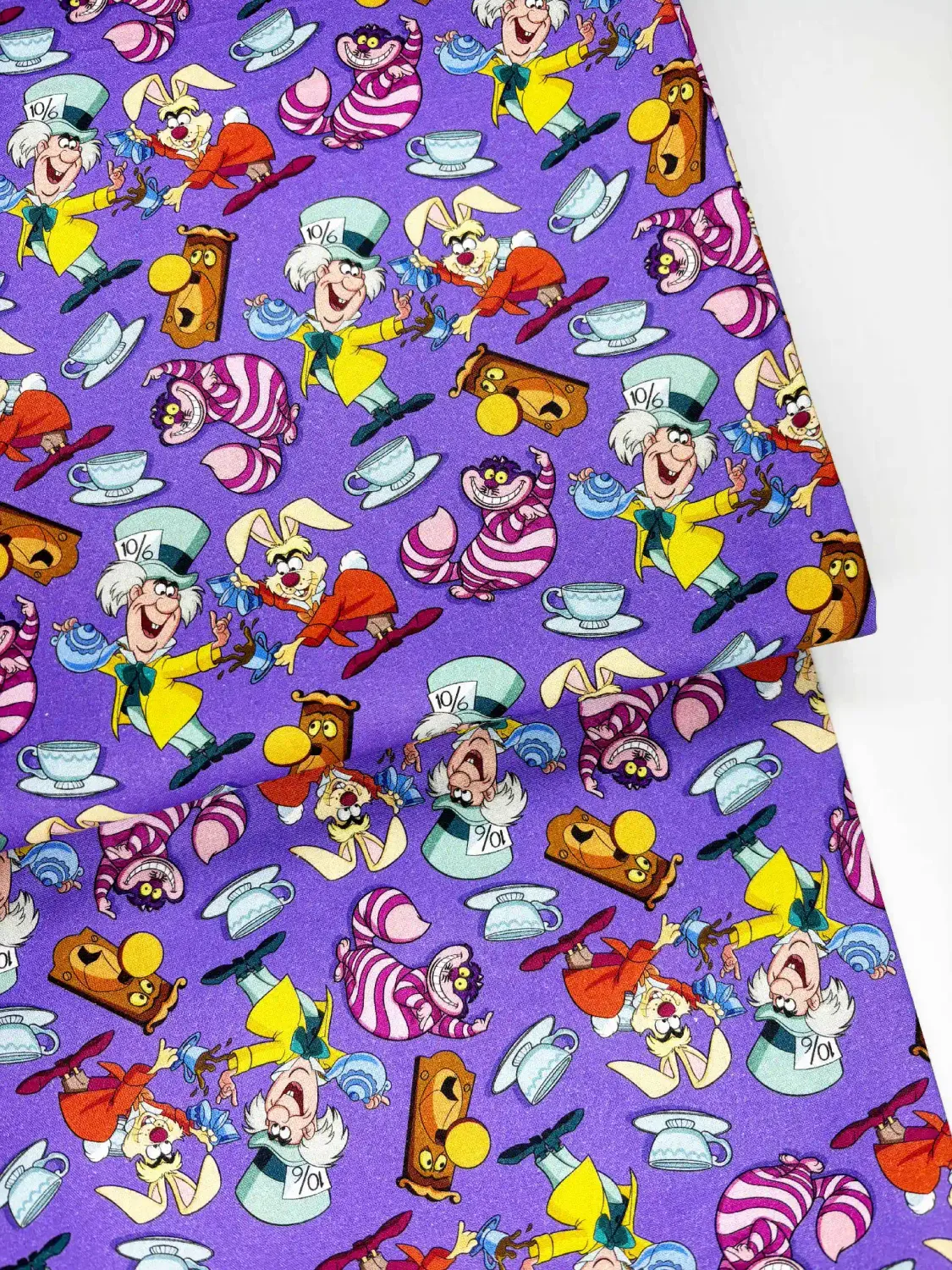 Mad Hatter&#39;s Tea Party | Licensed Quilting Cotton | 112cm wide