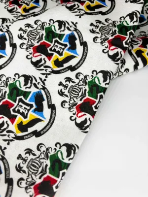Hogwarts Houses | Licensed Quilting Cotton | 145cm wide