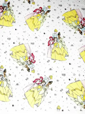 Princesses Bejeweled | Licensed Quilting Cotton | 112cm wide