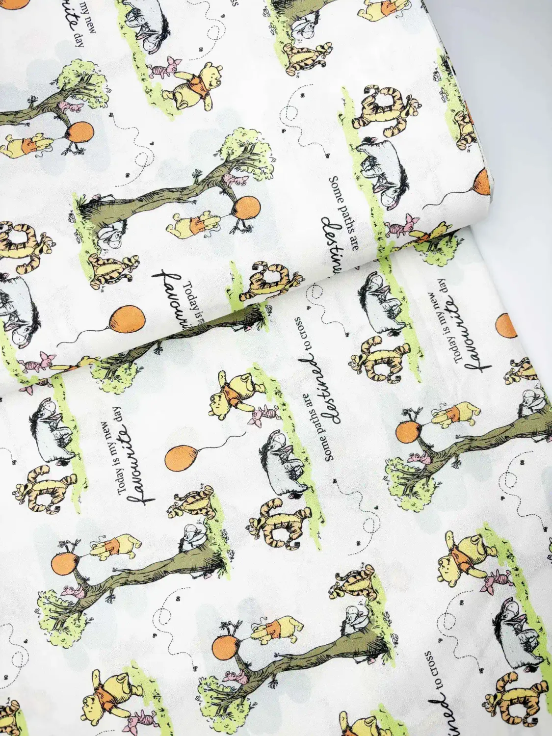 Winnie the Pooh&#39;s Adventures | Licensed Quilting Cotton | 145cm wide