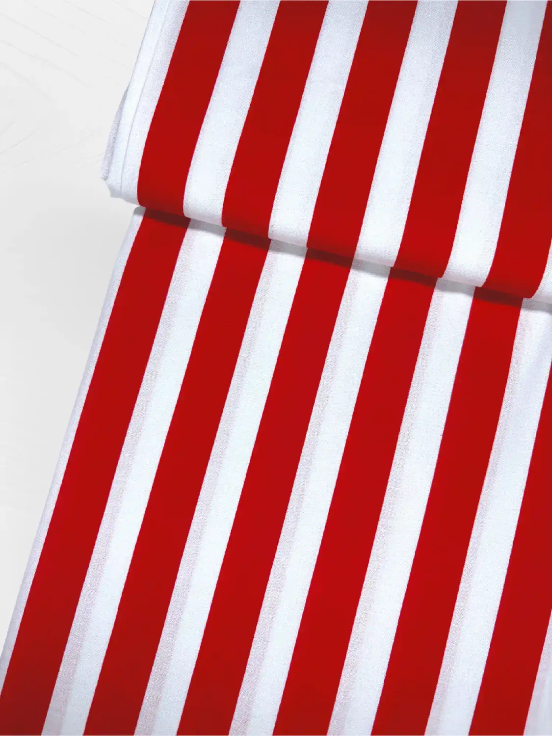Red &amp; White Stripes | Quilting Cotton | 112cm wide
