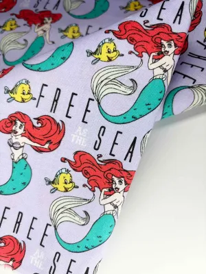 Ariel, Under the Sea Free | Licensed Quilting Cotton | 112cm wide