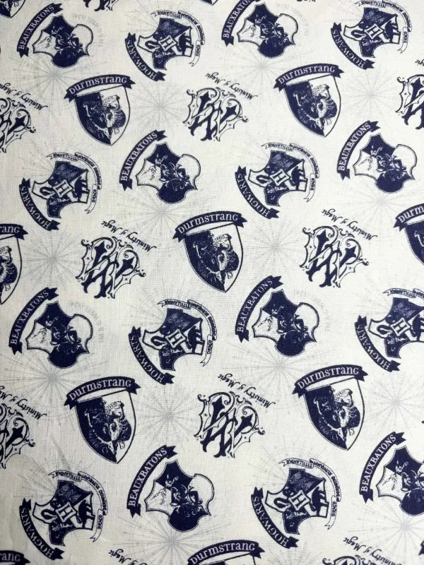Hogwarts Ministry Magic | Licensed Quilting Cotton | 112cm wide