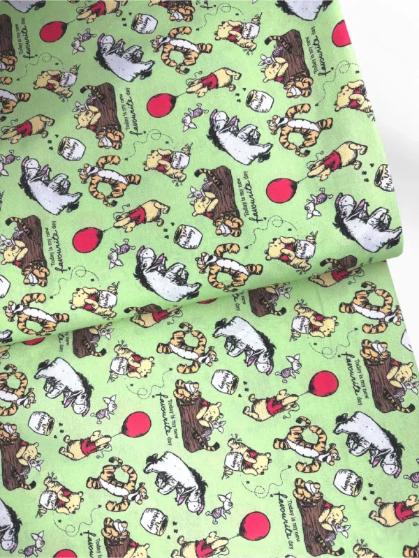 Pooh&#39;s Hunny Hunt | Licensed Quilting Cotton | 112cm wide