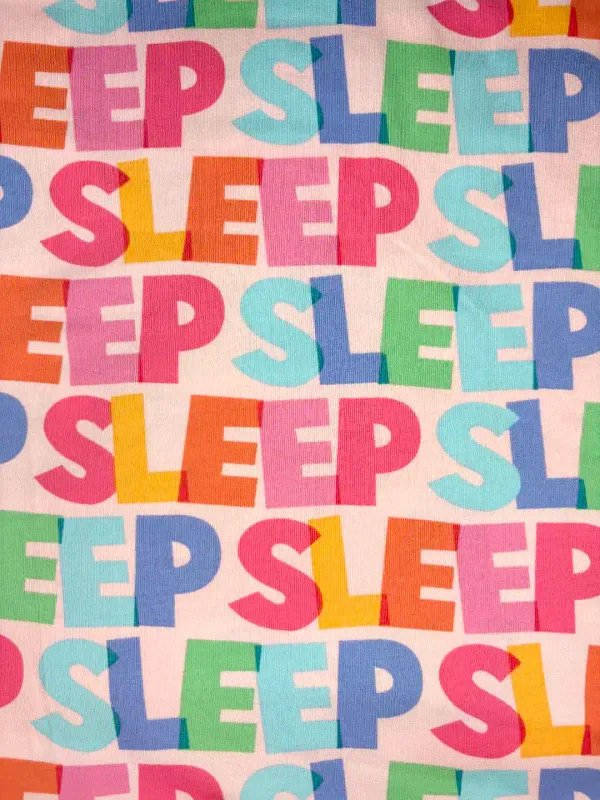 SLEEP | Cotton Lycra Print Fabric, 190gsm