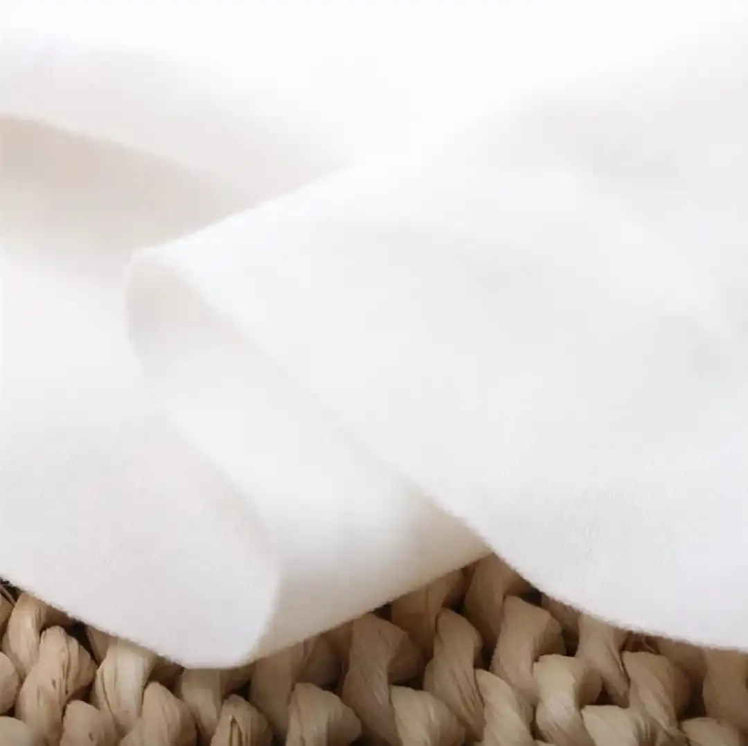 White | Cotton Jersey Interlock T-Shirting Fabric | 177cm Wide