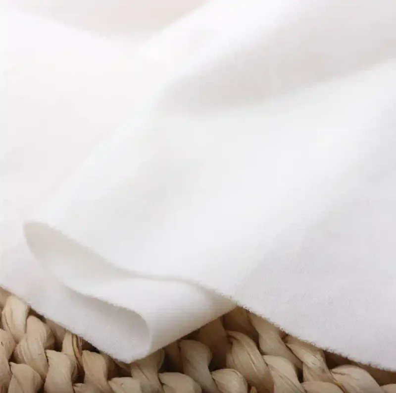 White | Cotton Jersey Interlock T-Shirting Fabric | 177cm Wide