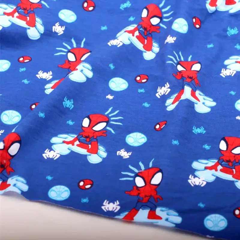 Spidey | Licensed Cotton Jersey T-shirt Fabric | 184cm Wide