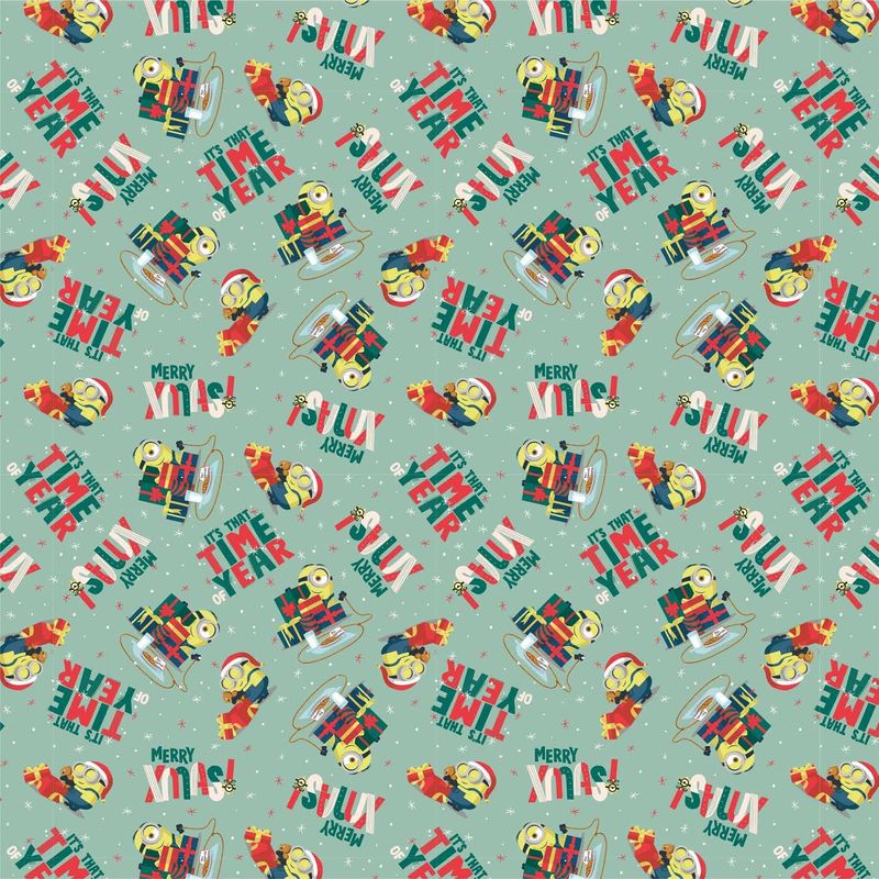 Minions Christmas | Licensed Quilting Cotton | 112cm Wide