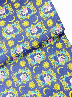 Jasmine, Moonlit Frames | Extra-Wide Licensed Quilting Cotton | 145cm wide