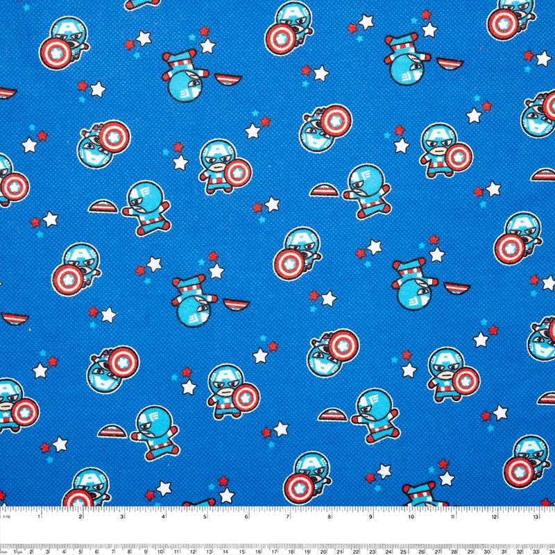 Captain America Kawaii Toss | Licensed Quilting Cotton | 112cm wide