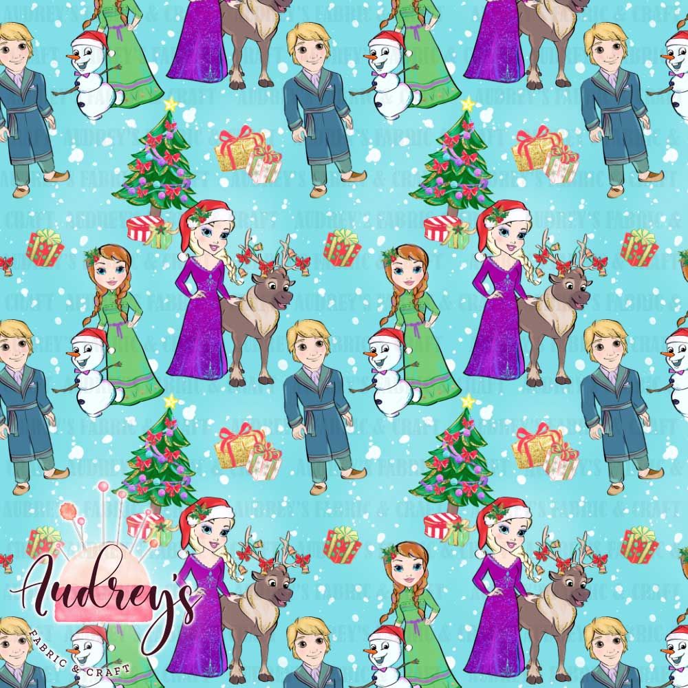 Frozen Christmas on Blue | PRE-ORDER | Choose Your Own Base