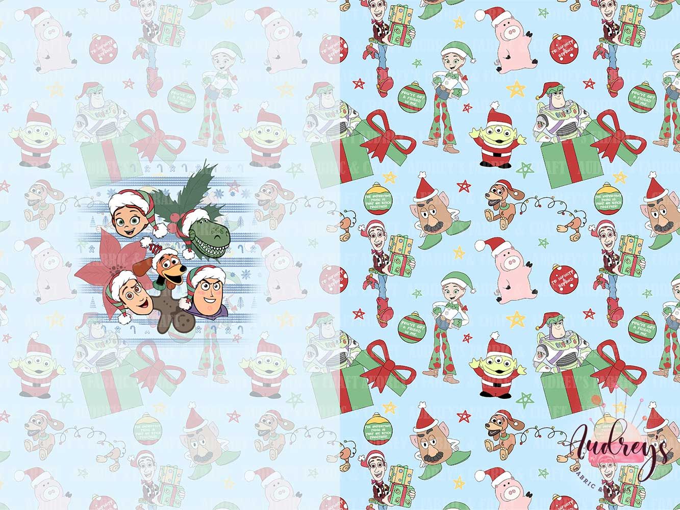 Toy Story Xmas | PRE-ORDER, Santa Sack | Choose Your Own Base