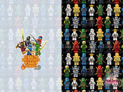Ninjago Xmas | PRE-ORDER, Santa Sack | Choose Your Own Base