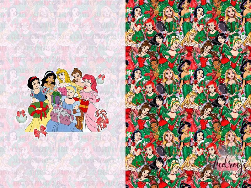 Princesses Xmas | PRE-ORDER, Santa Sack | Choose Your Own Base