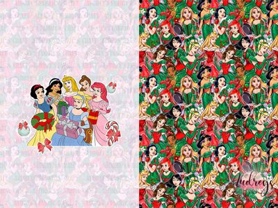 Princesses Xmas | PRE-ORDER, Santa Sack | Choose Your Own Base