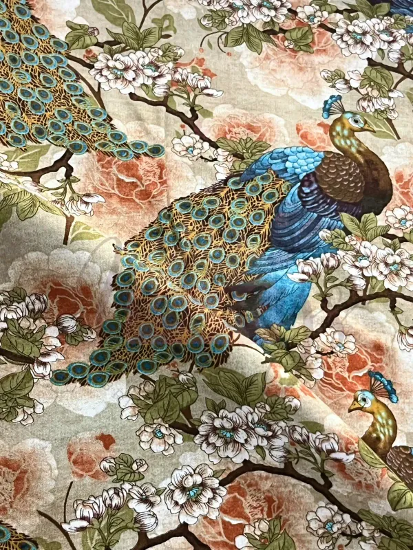 Peacock Bloom | Quilting Cotton | 112cm wide