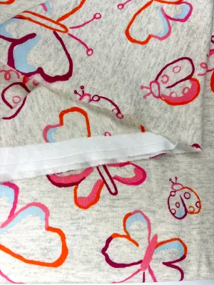 My Favourite Insects | Combed Ribbed Jersey Knit Fabric, 190gsm