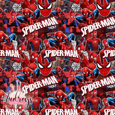 Spiderman, Allover | Digital-Print Custom Cotton Woven | 145cm wide