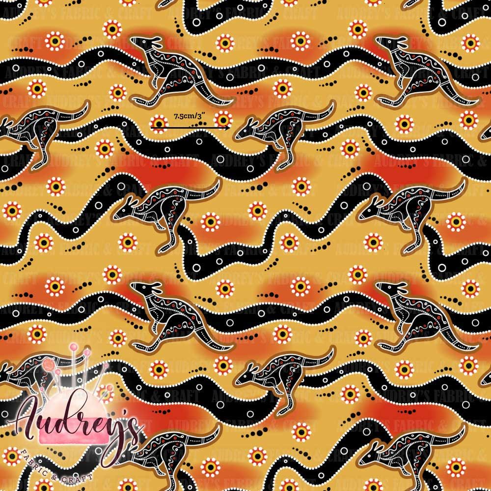 Outback Hoppers | Digital-Print Custom Cotton Woven | 145cm wide
