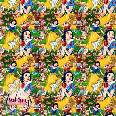 Snow White&#39;s Enchanted Forest | Digital-Print Custom Cotton Woven | 145cm wide
