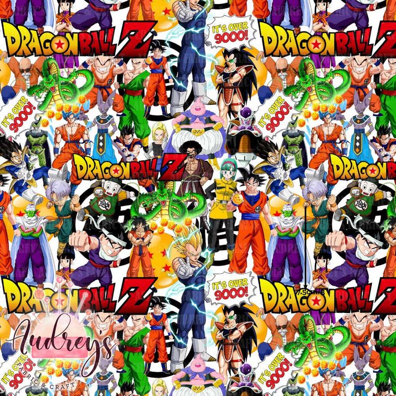 Dragon Ball Z Allover | Digital-Print Custom Cotton Woven | 145cm wide
