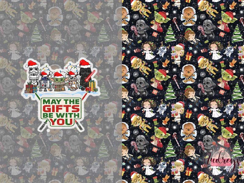 Star Wars Xmas | Digital-Print Custom Cotton Woven | 145cm wide