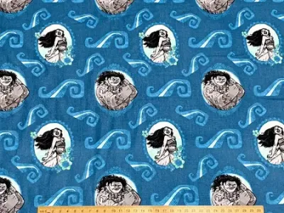 Moana &amp; Maui | Licensed Quilting Cotton | 112cm wide